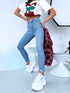 "HAWAII" DJ2614 denim pants - BLUE